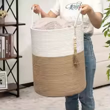 ナチュラルロープバスケット
