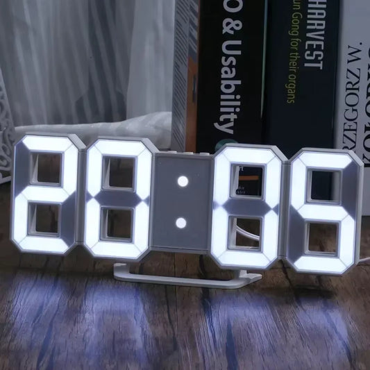 暮らしを整える 3D LEDデジタル時計